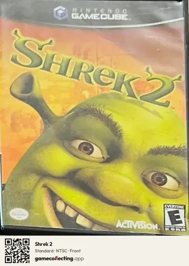 Shrek 2 Nintendo GameCube, NTSC box front