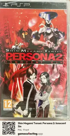 Shin Megami Tensei: Persona 2: Innocent Sin PlayStation Portable, PAL box front