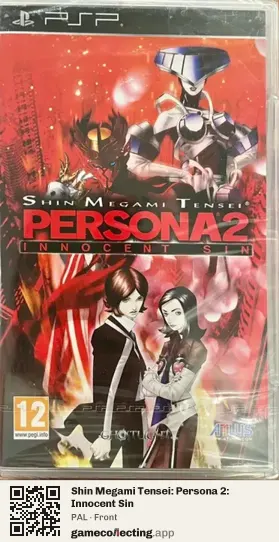 Shin Megami Tensei: Persona 2: Innocent Sin PlayStation Portable, PAL box front