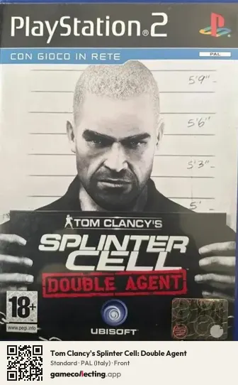 Tom Clancy's Splinter Cell: Double Agent PlayStation 2, Italy box front