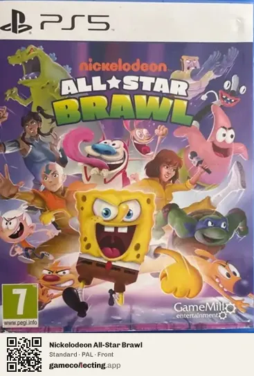 Nickelodeon All-Star Brawl PlayStation 5, PAL box front