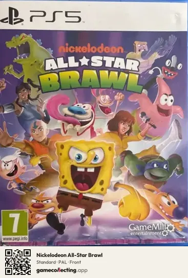 Nickelodeon All-Star Brawl PlayStation 5, PAL box front