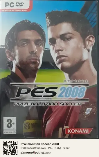 Pro Evolution Soccer 2008 Computer, Italy box front