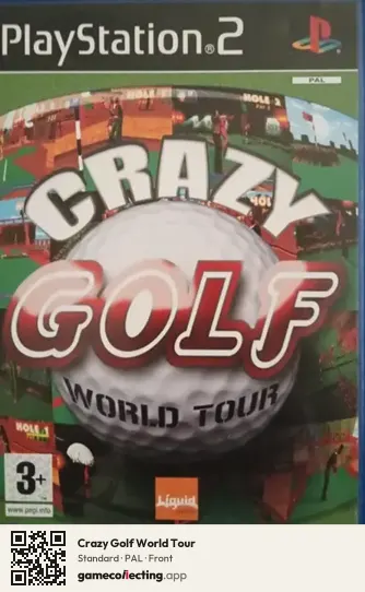 Crazy Golf World Tour PlayStation 2, PAL box front