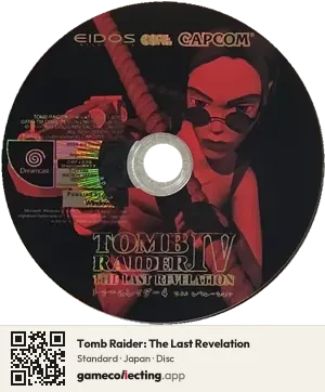 Tomb Raider: The Last Revelation Sega Dreamcast, Japan disc