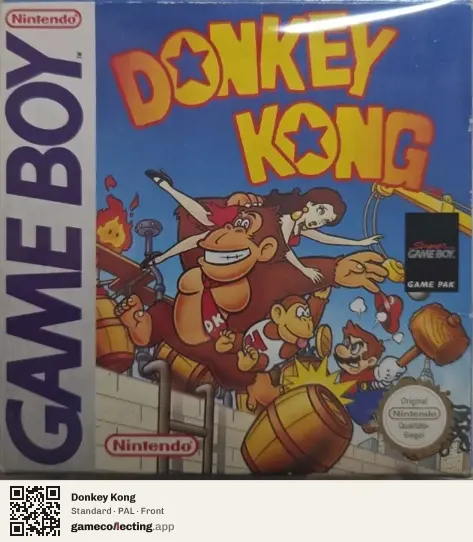 Donkey Kong Game Boy, PAL box front