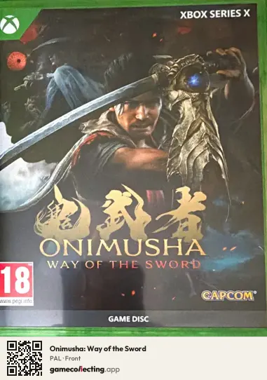 Onimusha: Way of the Sword Xbox Series X, PAL box front