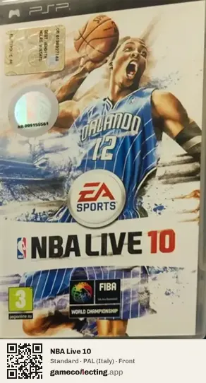 NBA Live 10 PlayStation Portable, Italy box front