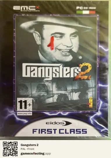 Gangsters 2 Computer, PAL box front
