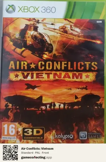Air Conflicts: Vietnam Xbox 360, PAL box front
