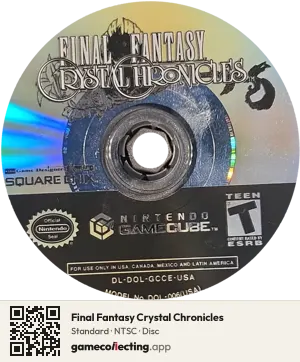 Final Fantasy Crystal Chronicles Nintendo GameCube, NTSC disc