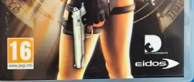 Tomb Raider: Anniversary, the PEGI square on its front