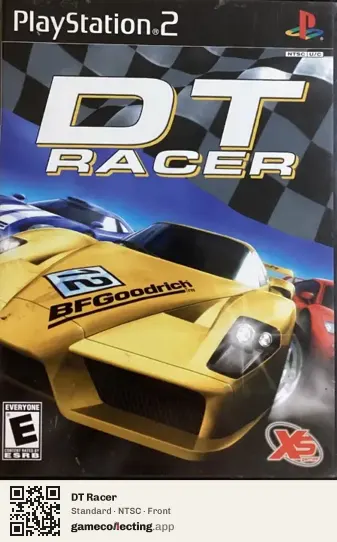 DT Racer PlayStation 2, NTSC box front