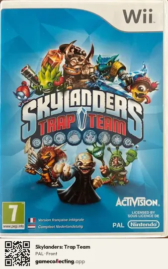 Skylanders: Trap Team Nintendo Wii, PAL box front