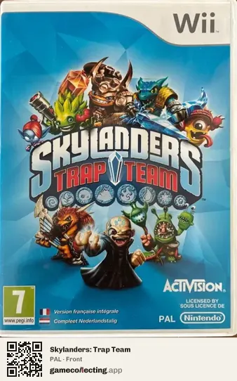 Skylanders: Trap Team Nintendo Wii, PAL box front