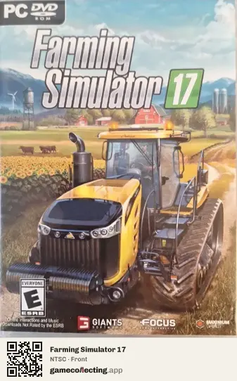 Farming Simulator 17 Computer, NTSC box front