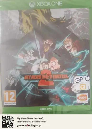 My Hero One's Justice 2 Xbox One, France box front
