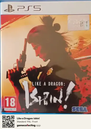 Like a Dragon: Ishin! PlayStation 5, PAL box front