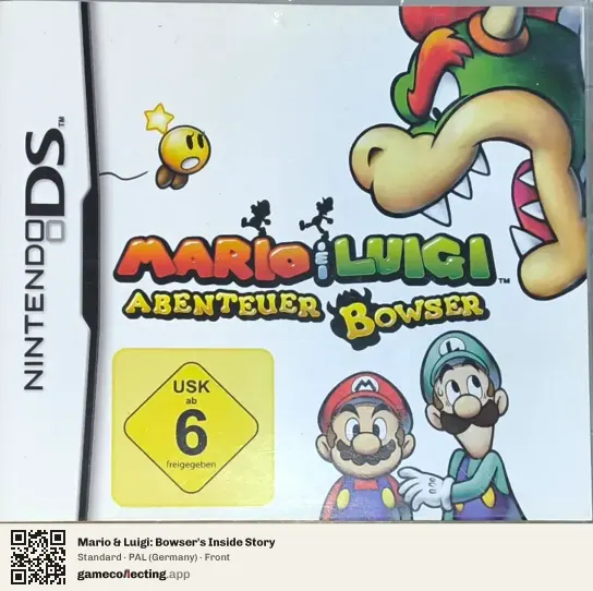 Mario & Luigi: Bowser's Inside Story Nintendo DS, Germany box front