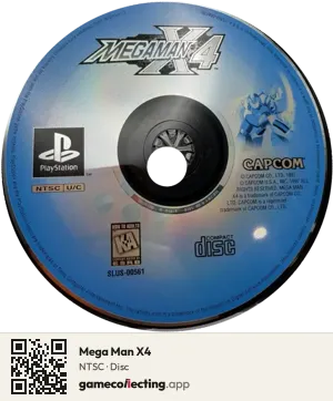 Mega Man X4 PlayStation, NTSC disc