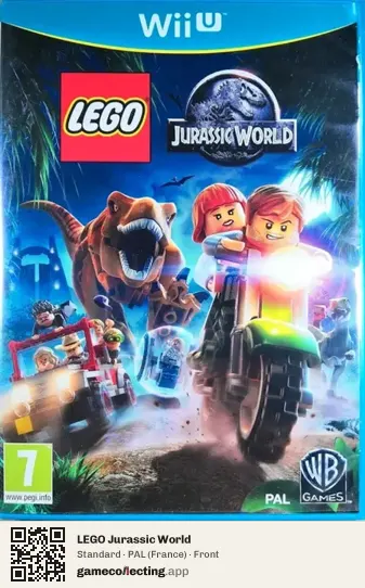 LEGO Jurassic World Nintendo Wii U, France box front