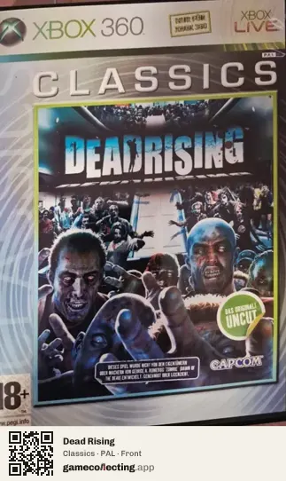 Dead Rising Xbox 360, PAL box front