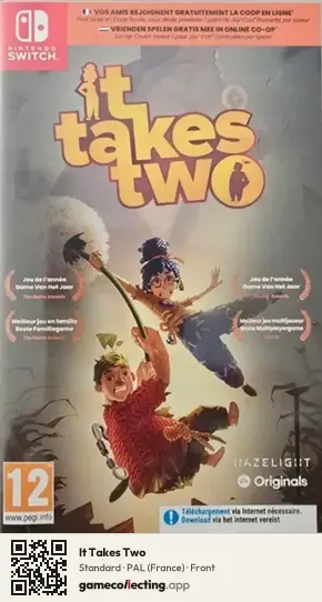 It Takes Two Nintendo Switch, France box front