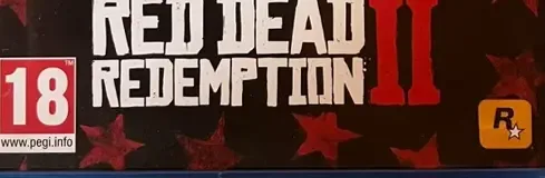 Red Dead Redemption 2, the PEGI square on its front