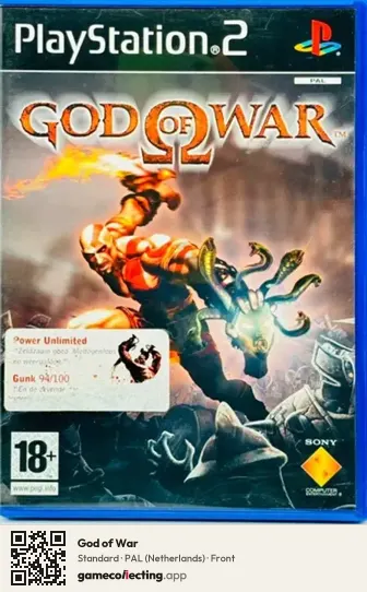God of War PlayStation 2, Netherlands box front