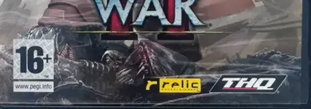 Warhammer 40,000: Dawn of War II, the PEGI square on its front