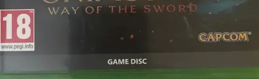 Onimusha: Way of the Sword, the PEGI square on its front