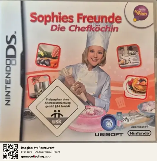 Imagine: My Restaurant Nintendo DS, Germany box front
