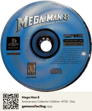 Mega Man 8 PlayStation, NTSC disc