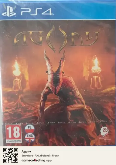 Agony PlayStation 4, Poland box front