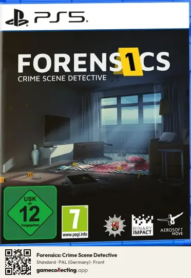 Forensics: Crime Scene Detective PlayStation 5, Germany box front