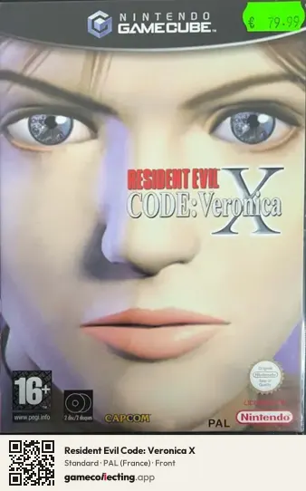 Resident Evil Code: Veronica X Nintendo GameCube, France box front