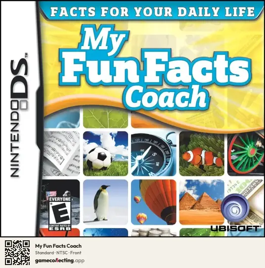 My Fun Facts Coach Nintendo DS, NTSC box front