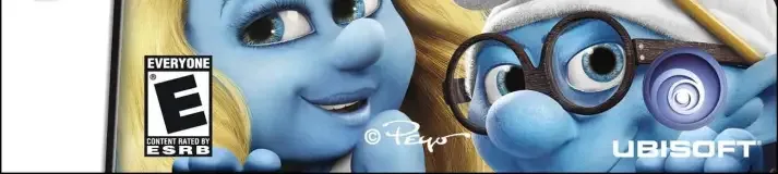 The Smurfs, the ESRB box on its front
