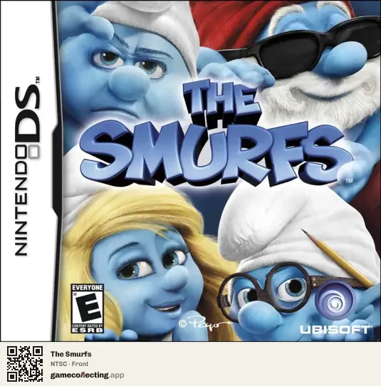 The Smurfs Nintendo DS, NTSC box front