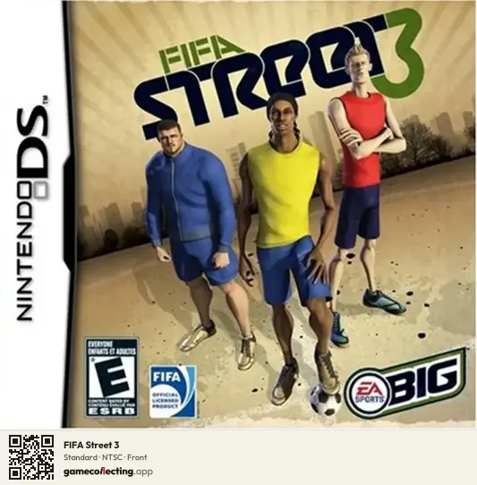 FIFA Street 3 Nintendo DS, NTSC box front