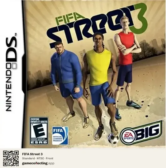 FIFA Street 3 Nintendo DS, NTSC box front