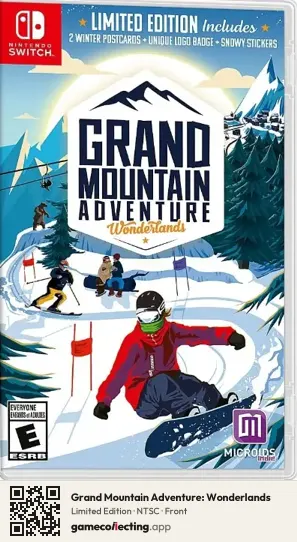 Grand Mountain Adventure: Wonderlands Nintendo Switch, NTSC box front