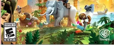 LEGO Worlds, the ESRB box on its front