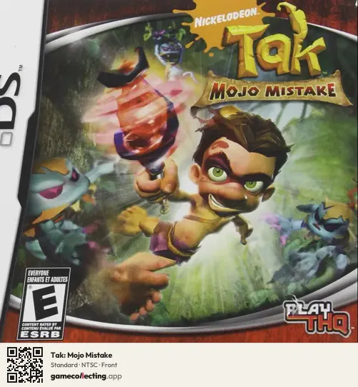 Tak: Mojo Mistake Nintendo DS, NTSC box front