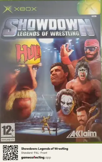 Showdown: Legends of Wrestling Xbox, PAL box front