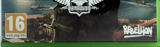 Sniper Elite 4, the PEGI square on its front