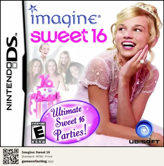 Imagine: Sweet 16 Nintendo DS, NTSC box front