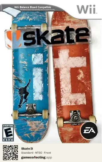 Skate It Nintendo Wii, NTSC box front