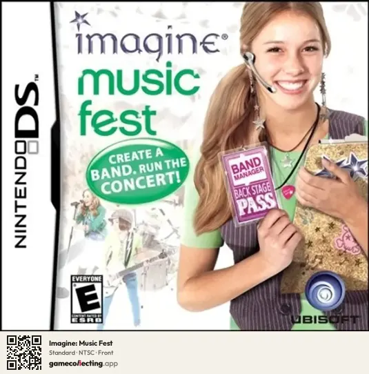 Imagine: Music Fest Nintendo DS, NTSC box front