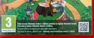 Animal Crossing: New Horizons, the PEGI square on its front